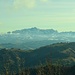 Blick vom Schnebelhorn auf das Alpsteinmassiv.