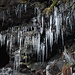 stalattiti di ghiaccio lungo il sentiero per Splughetta