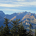 Aussicht vom Fähnerenspitz zum Säntis