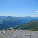 Im Süden die Albula-Alpen mit Piz Kesch und Piz Ela