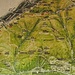 Il versante visitato nella mappa dell'alpe Campaccio (particolare)