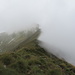 Giochi di nubi sulla cresta del monte La Mazza.