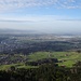 Blick vom Turm bei diesiger Föhnstimmung: Richtung Greifensee und Leibstadt .. 