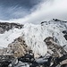 Rückblick zum zerrissenen Gletscher