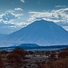 Ol Doinyo Lengai - The Mountain of God - für die Massai. Aufgenommen 1992. Wir fuhren damals querfeldein von Longido (hinter den Grenze von Kenya kommend) in gerade Linie zum Lengai.