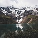An der Laguna Humantay vor den Gletschern des Nevado Humantay 
