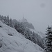 Schneebedeckter Aufstieg zum Hoher Kasten