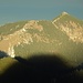 Brecherspitz, unten der Schatten auf dessen Gipfel ich stehe.