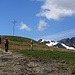 Unterwegs zum Gipfel der Gumm (2141m) den ein riesiges Kreuz ziert.<br /><br />Rechts hinten ist das Rothorn (2525,6m).