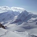 Blick zum Monte Rosa und Liskamm