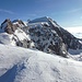 Gipfel des Monte Rosa im Blick