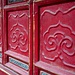 Rote Tür im Konfuziustemplel von Qufu.