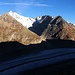 Blick von der Aussichtsplattform auf den Aletschgletscher