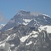 Zoomaufnahme: vor dem Grand Combin sieht man Monte Cervo.