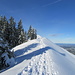 auf dem Gratstück zum Hauptgipfel