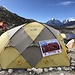 das Essens-Zelt im Island Peak Base Camp (5070m)