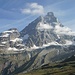 Einem Ehepaar hatte ich in Cervinia gesagt, dass um 10.00 Uhr das Matterhorn in Wolken verschunden sein wird.