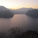 Sasso delle Parole : panorama sul Lago di Lugano o Ceresio