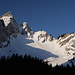 Blick von der Ritzlialp zum Chörblispitz.