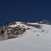 Blick zurück zum Gipfel. 