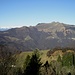 Monte Bisbino : panorama sul Monte Generoso