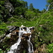 Wasserfall auf dem langen Abstieg nach Mergoscia