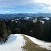 einmal mehr: ein fantastisches Napf-Panorama vom Wildhuser Schafberg bis zum Rinderhorn;
im Vordergrund die Aufstiegsroute ab der Mettlenalp