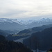 ein letzter Blick zu den Alpen bevor wir Richtung Trubschachen absteigen