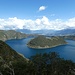 Fortsetzung der Sicht auf die Laguna Cuicocha und deren Inseln 2