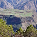 Tiefblick nach S auf die Vega de Acusa.