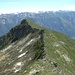 auf und entlang diesem Grat gehts zum Pizzo Peloso