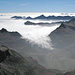 Im Laufe des Tages sank der Nebel ab, so dass auch die Alpe Veglia wieder in der Sonne lag