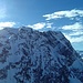 nochmal der Felsklotz des Piz Lagrev - im Hintergrund die Bergeller Berge