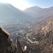 vista dallo spuntone in uscita al 7° tiro