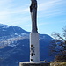 die neue Statue auf dem Mont d'Orge