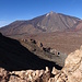 Beim Abstieg immer wieder schöne Aussicht auf den Teide (3718m) und in die riesige Caldera.