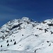 Blick von Maloja auf den Piz Lunghin - gut geneigte Skihänge in voller Besonnung - der Wiederaufstieg ist konditionell aber fordernd