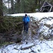 Die letzte Bachquerung im Tobel des Hostbaches unterhalb der Forstegg