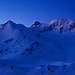 Unsere 3 Gipfelziele - Sicht von der Rotondohütte - ca. minus 24° :-D