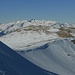The main summit of Curvér Pintg da Taspegn is a large flat area.