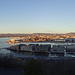Blick über Oslo kurz nach Sonnenaufgang