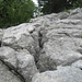 Fenomeno carsico: rocce con particolari solchi lineari dovuti all’erosione
della pioggia sul calcare (campi solcati)