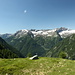 Panorama dalla Capanna Cógnora in direzione della Val Verzasca