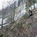 Abschüssige Querung oberhalb des Giessen
