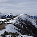 Rückblick vom Gipfel des Mitterkogel auf den Bremstein