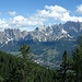Cortina d'Ampezzo mit dem Cristallo-Massiv