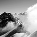 Vue sur les alpes Bernoises depuis le Galletgrat