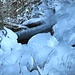 Eisskulptur in der Nähe der Alp