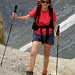 Emoke al Passo del Turbine.<br />Stanca?<br />Be......dopo 2000 metri di dislivello se lo può permettere! (© Raffaele)
