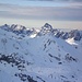 Blick zur gerade sonnenbeschienenen Zimba